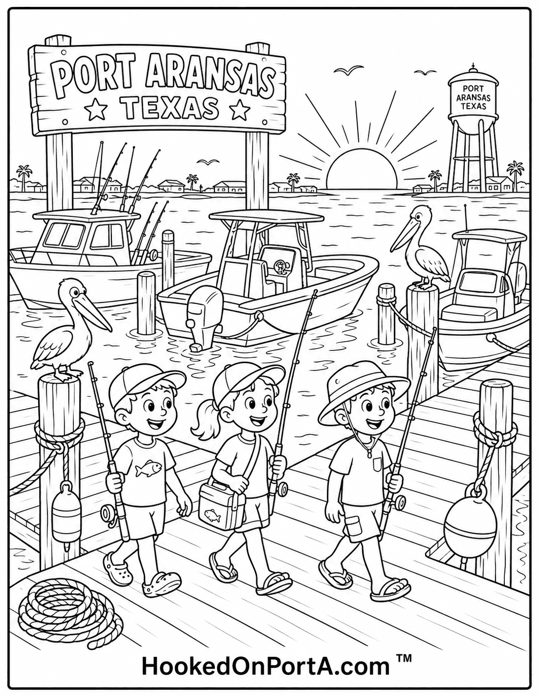 Kids at the Harbor