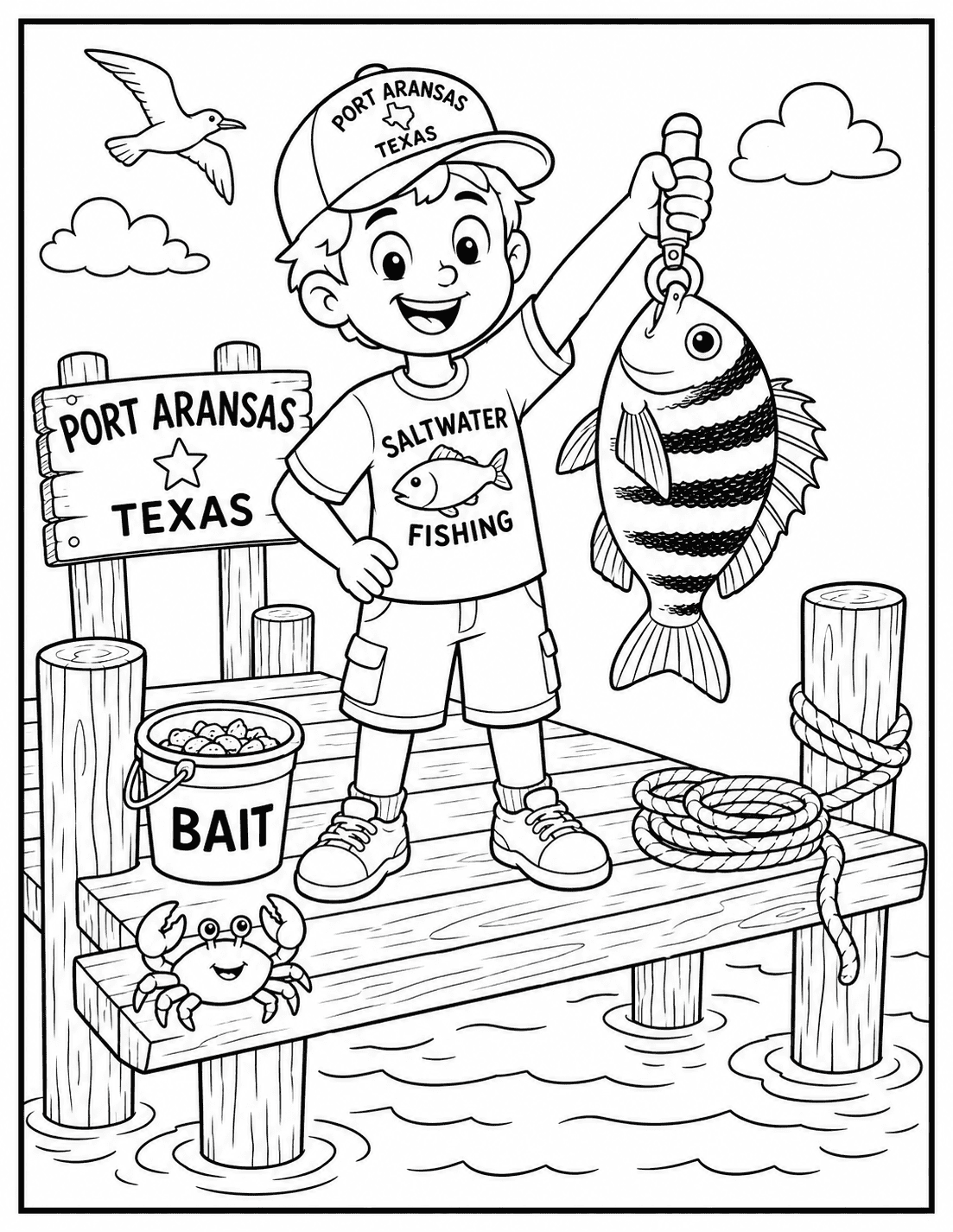 Billy catches a Sheepshead