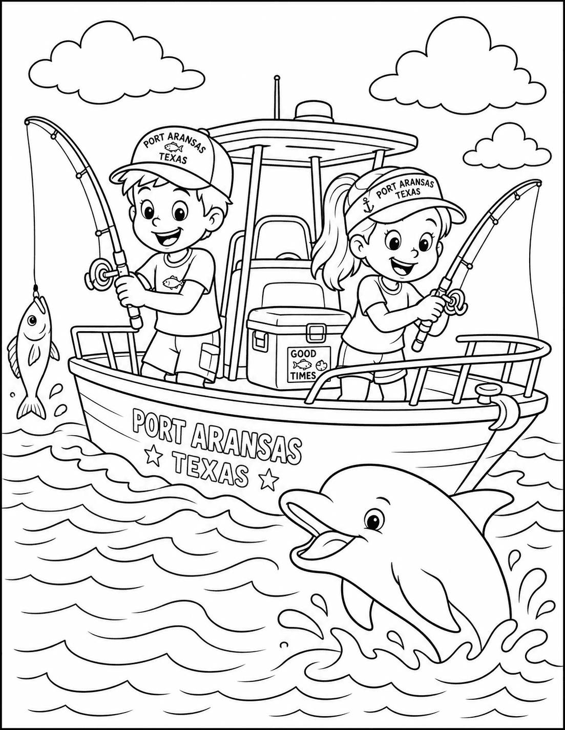 Billy and Susie on a boat
